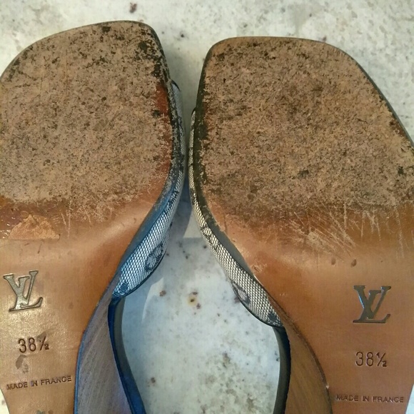 *** SOLD*** Louis Vuitton Mini Monogram Sandals - Picture 7 of 7